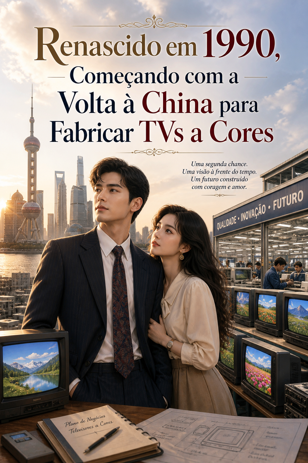 Renascido em 1990, Começando com a Volta à China para Fabricar TVs a Cores